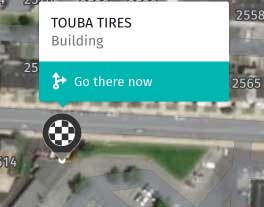 touba tire auto services map